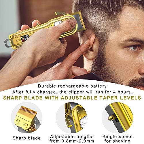 Professional quiet cordless barber clipper — photo 4