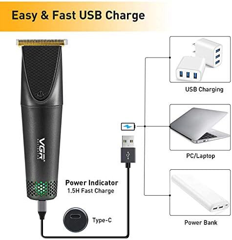 Low noise cordless household haircut kit — photo 3