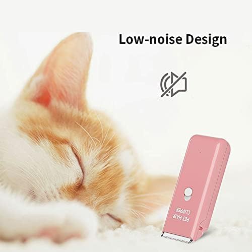 Pink cordless pet clippers with ceramic blade — photo 4