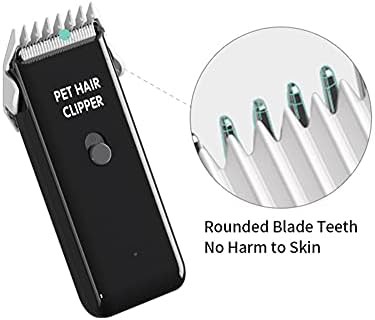 Black ceramic blade pet trimmer for grooming — photo 3