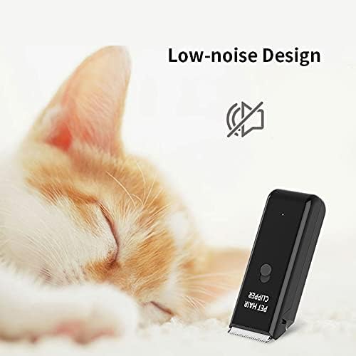 Black ceramic blade pet trimmer for grooming — photo 4