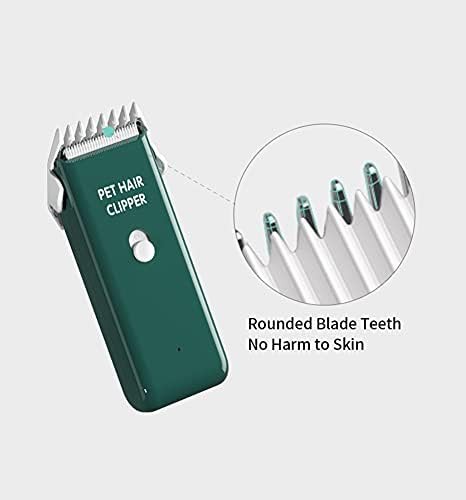 Green cordless pet grooming kit for dogs — photo 3