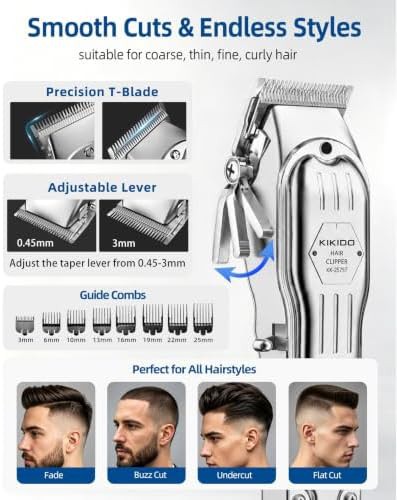Professional cordless hair cutting kit for men — photo 4