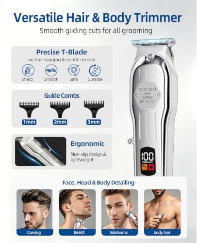 Professional cordless hair cutting kit for men — photo 5