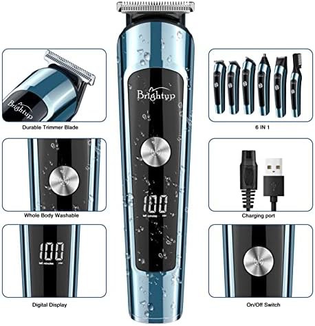 Cordless Waterproof Grooming Kit with LED Display — photo 5