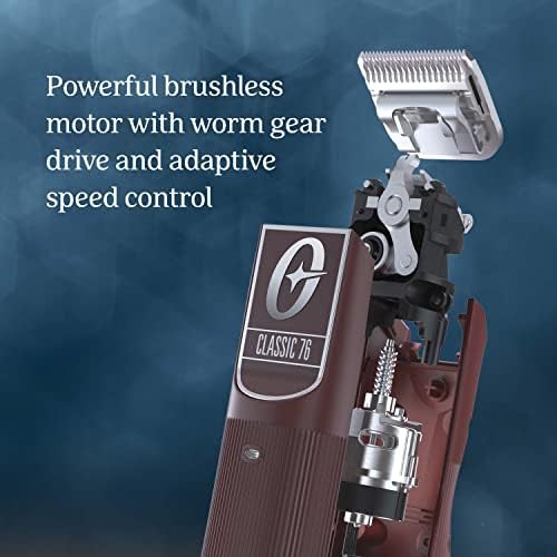 Burgundy Cordless C76 Professional Hair Clipper — photo 3