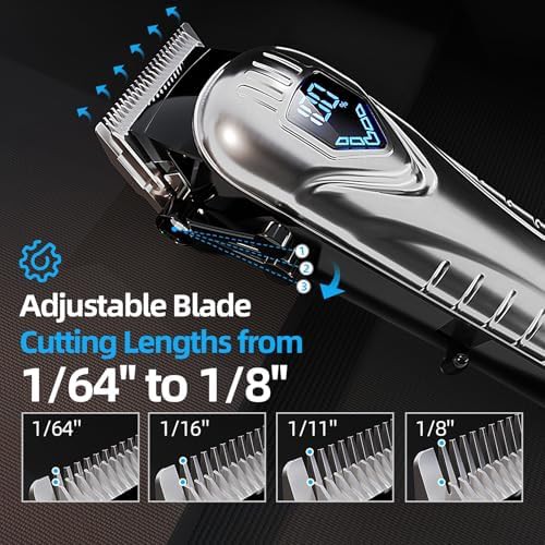 Low noise hair clipper with color combs — photo 5