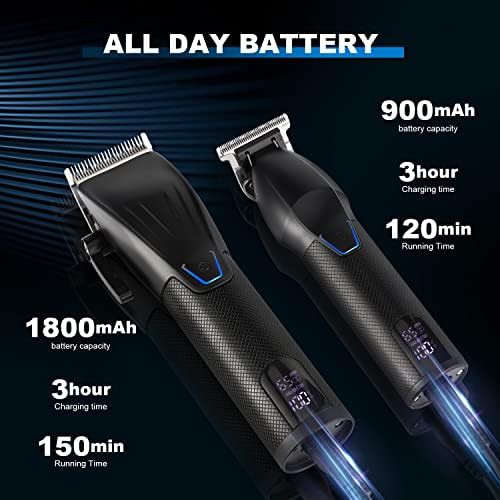 Professional cordless barber clipper and trimmer kit — photo 5