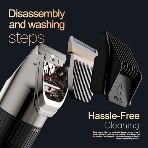 Cordless LCD display mens grooming kit — photo 5