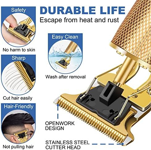 Stainless steel T-blade cordless trimmer — photo 4