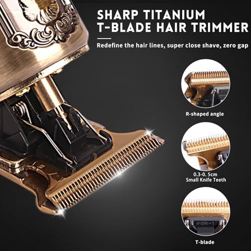 LCD t blade hair clipper with zero gap edger — photo 3