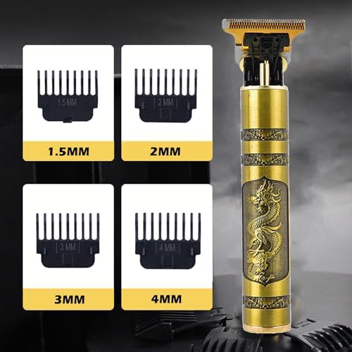 Dragon engraved T-blade hair clipper — photo 4