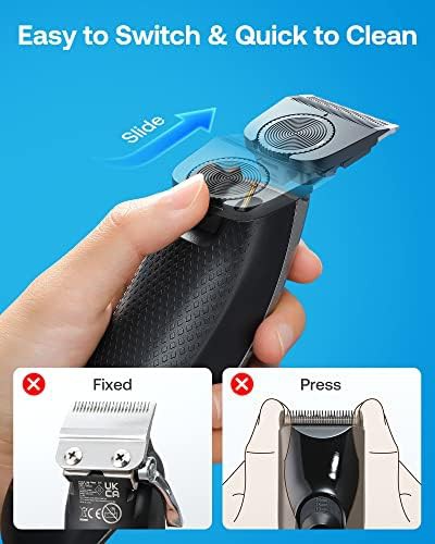 Versatile cordless hair trimmer with ABS guards — photo 5