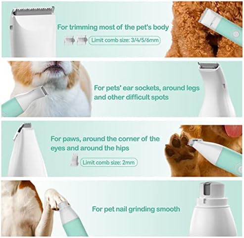 Quiet Cordless Pet Hair and Nail Clipper — photo 4