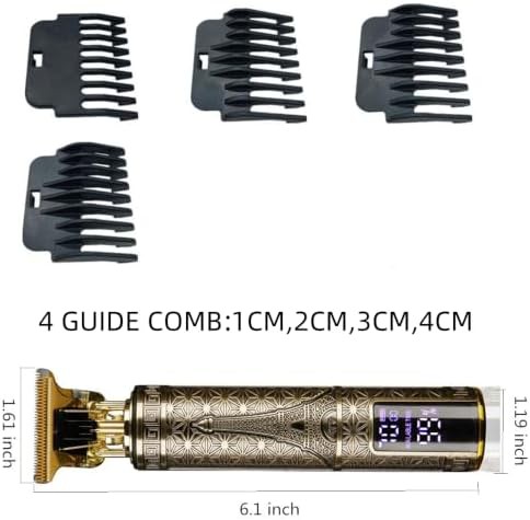 Three Speed LED Display Grooming Trimmer — photo 4