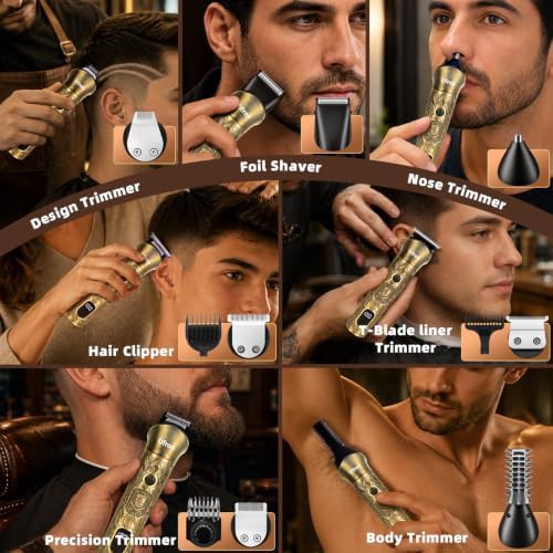 Professional Beard Trimmer and Electric Shaver — photo 4