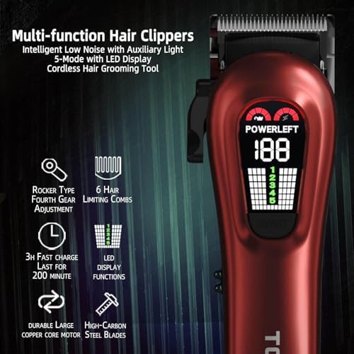 Rechargeable barber clipper kit — photo 2
