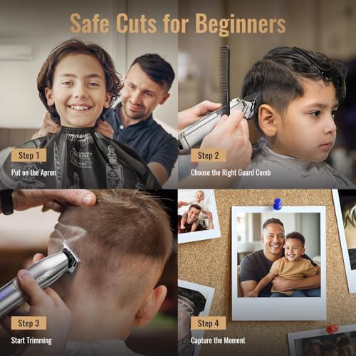 Professional T-blade trimmer and clipper set — photo 4
