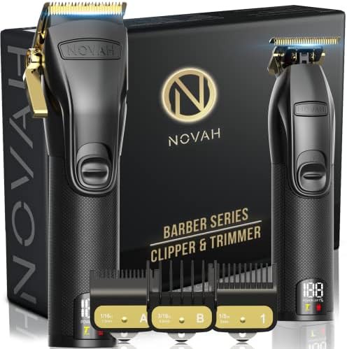 Gold professional clipper and trimmer set
