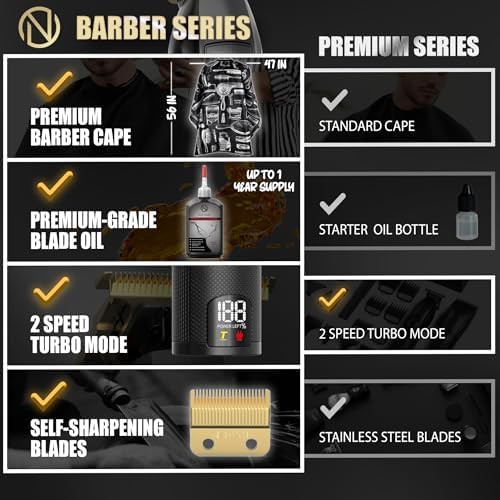 Gold professional clipper and trimmer set — photo 3