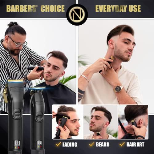 Gold professional clipper and trimmer set — photo 4