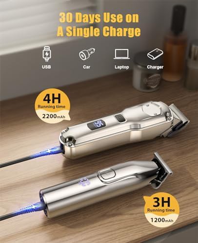 Professional Cordless Barber Grooming Set — photo 4