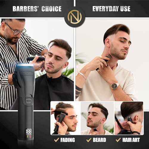Electric cordless barber fade clipper — photo 3