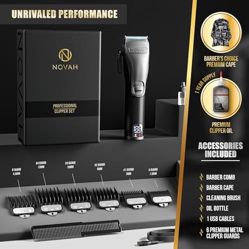 Electric cordless barber fade clipper — photo 4