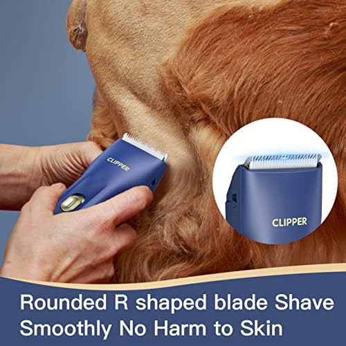 Waterproof cordless pet grooming shaver kit — photo 3