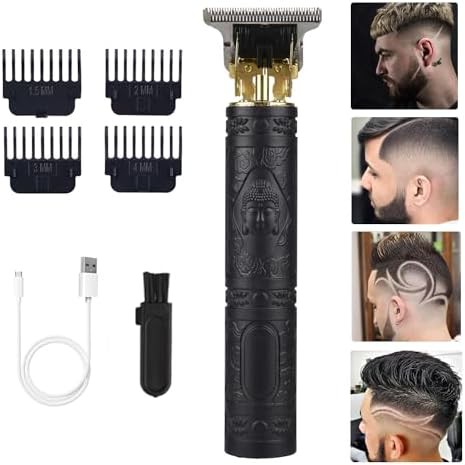 Zero gapped T-blade cordless hair trimmer