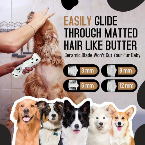 Low noise cordless pet grooming kit — photo 4