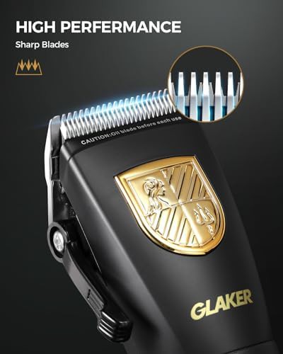 Gold and black precision trimmer with LED — photo 4