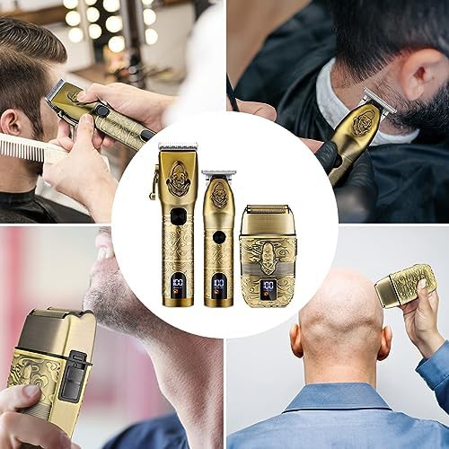 Titanium professional cordless barber clipper — photo 4