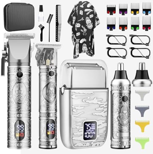 All-Metal Foil Shavers and Haircut Kit