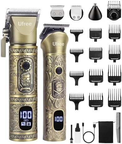 Bronze Cordless Beard Trimmer and Clipper