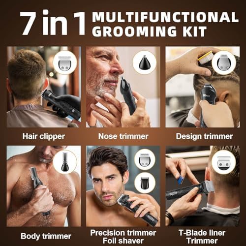 Seven in One Beard Trimmer Grooming Kit — photo 3
