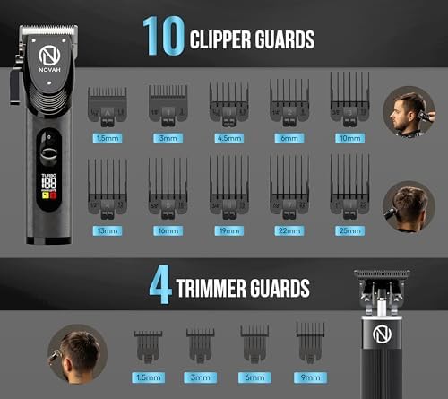 Cordless fade haircut kit and trimmer set — photo 5
