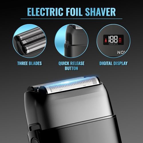 Professional foil shaver and clipper set — photo 3