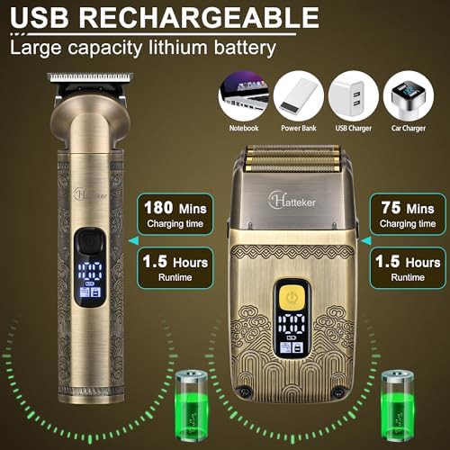 Cordless Clipper and Foil Shaver Kit — photo 4