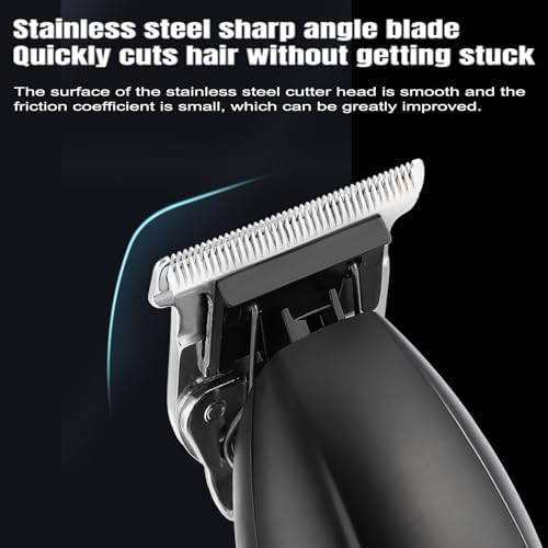 Black stainless steel hair grooming kit — photo 3