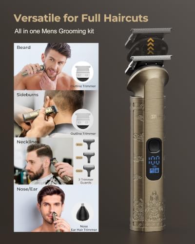 Professional Cordless Hair Clipper and Trimmer Set — photo 4