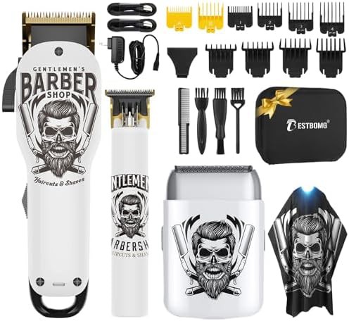 All-Metal Clipper Trimmer and Shaver Set
