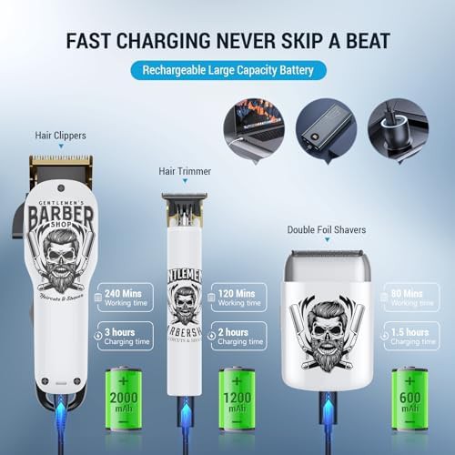 All-Metal Clipper Trimmer and Shaver Set — photo 5