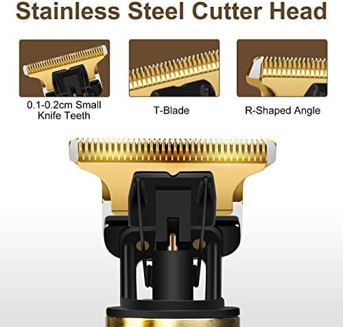 Bronze metal body cordless beard trimmer — photo 3