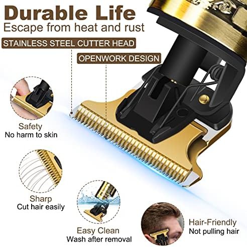 Bronze metal body cordless beard trimmer — photo 4