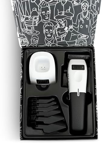 White Play Barber Clippers with Rubber Grips — photo 5