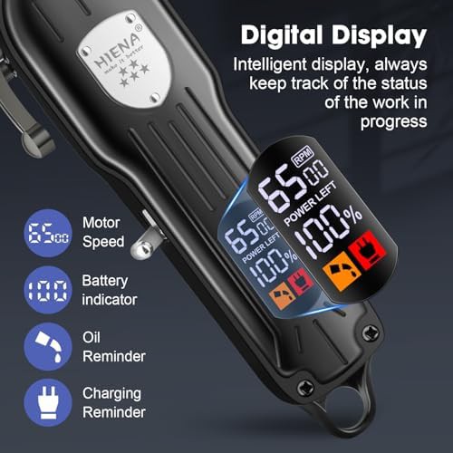 Rechargeable Barber Clippers with LCD — photo 4