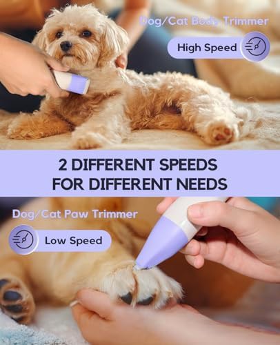 Purple four in one cordless pet shaver — photo 5