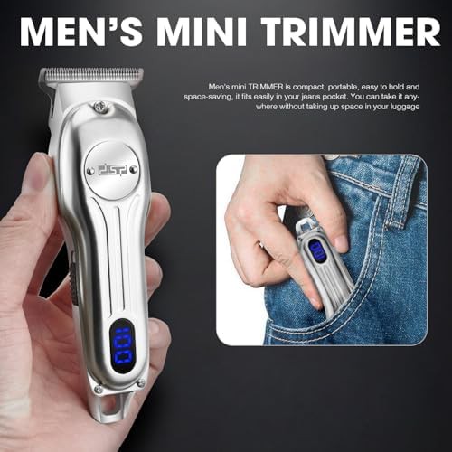Cordless Beard Trimmer with LED Display — photo 3