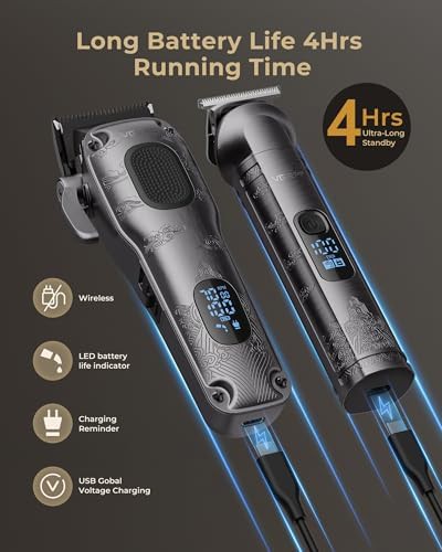 Heavy Duty Cordless Clipper and Trimmer Kit — photo 5